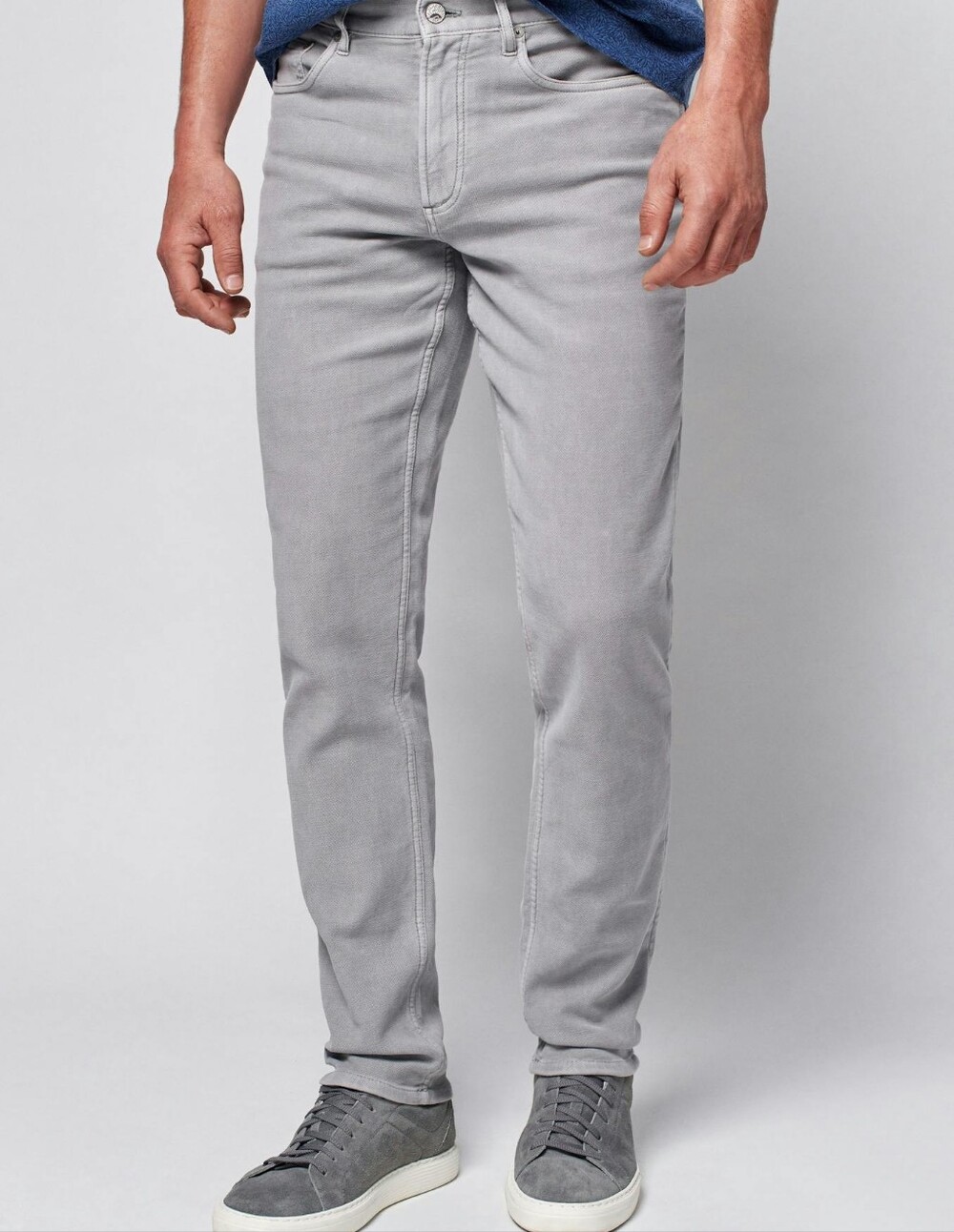 FAHERTY men's chino pants in a versatile stone grey